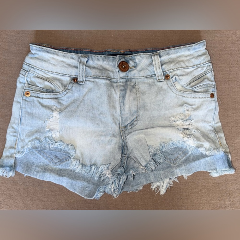 Light Blue Jean Shorts